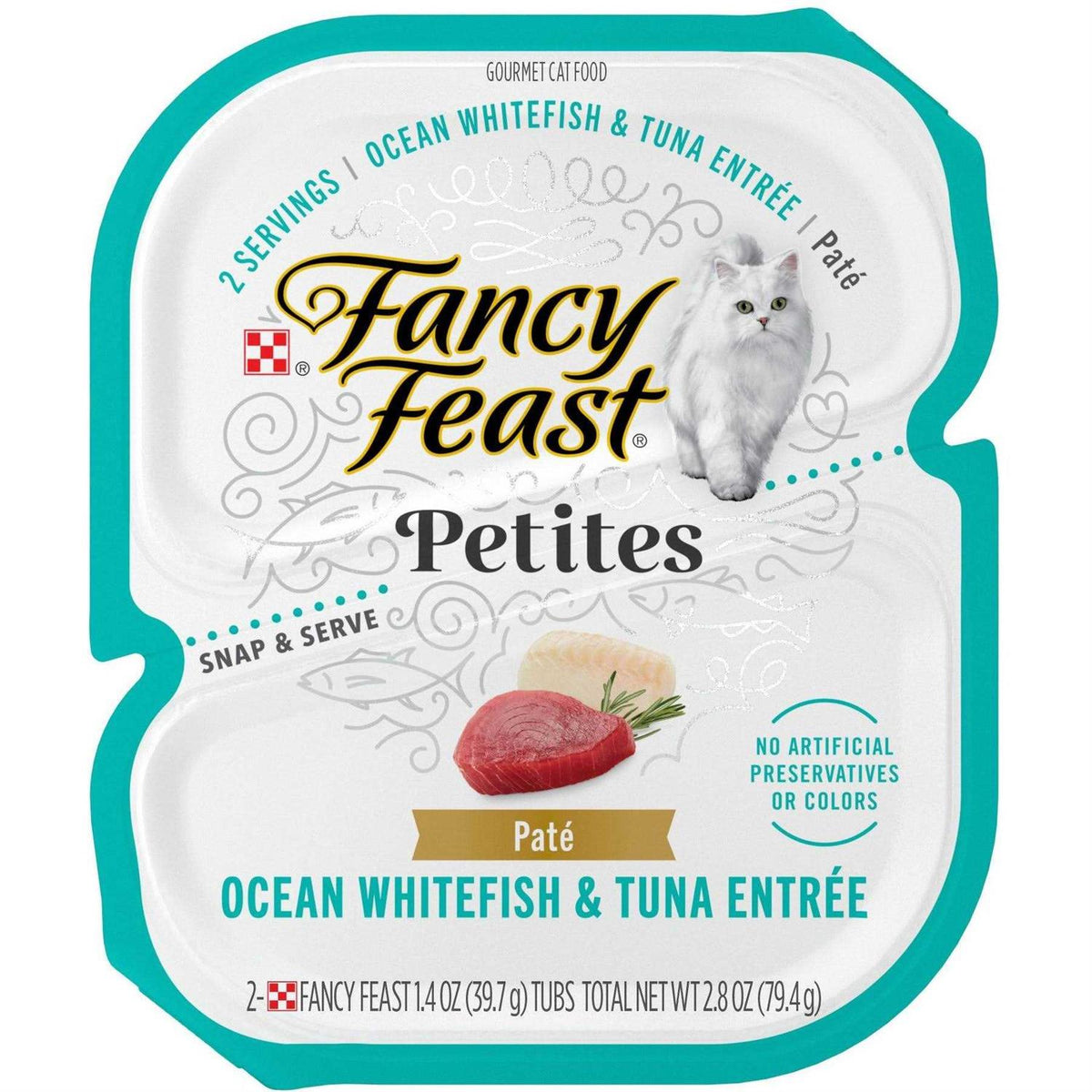 Ocean Whitefish & Tuna Pate Wet Cat Food O506676