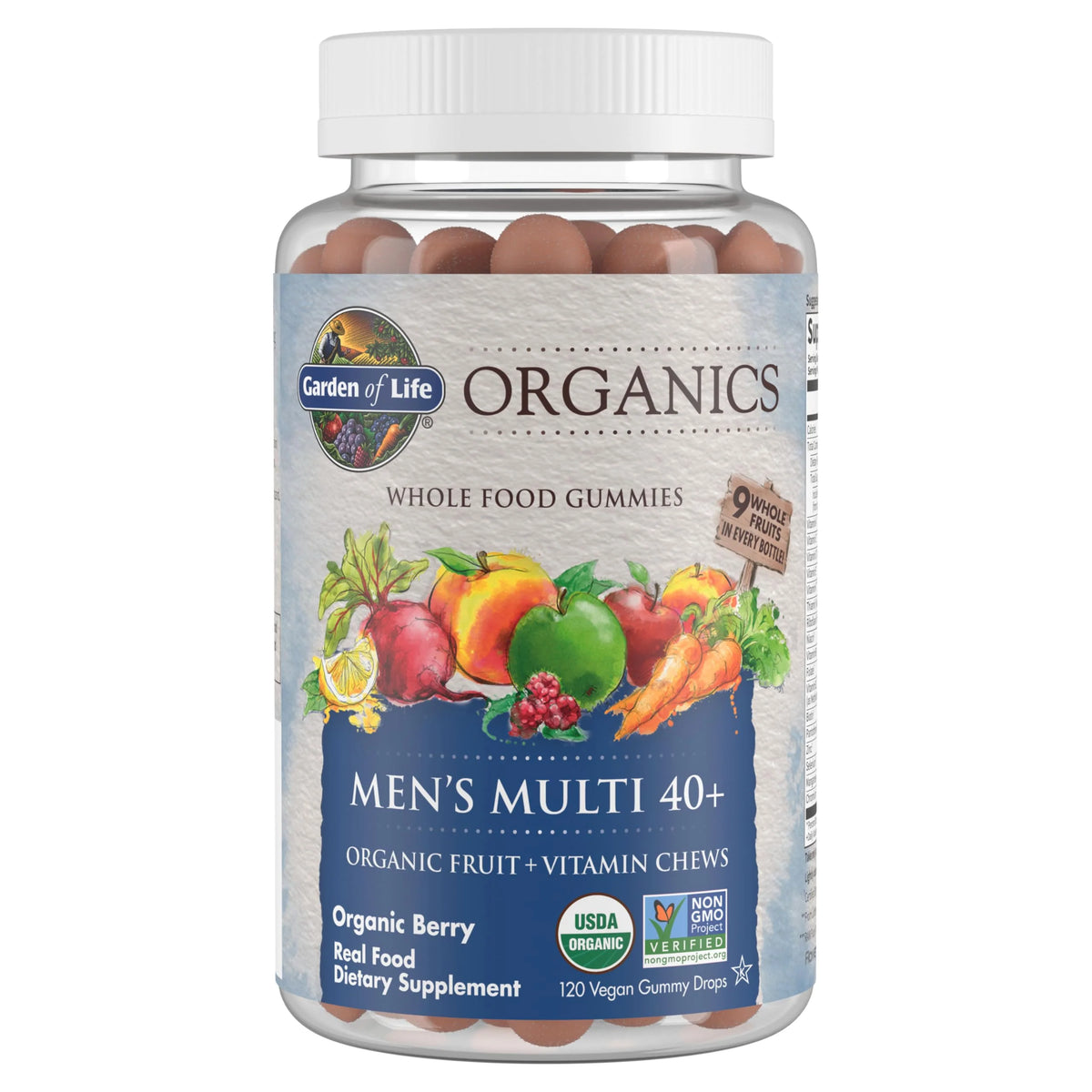 Organic Vegan Non-GMO 120 Gummies Vitamins Z787179