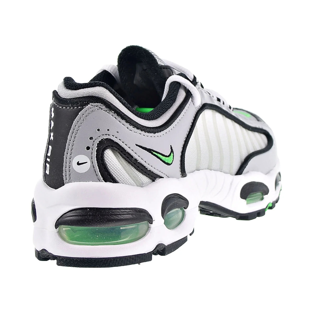 Wolf Grey White Black Green Spark Big Kids' Shoes A2092