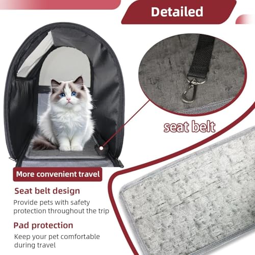 Black and White Skull Pattern Pet Carrier Backpack X637