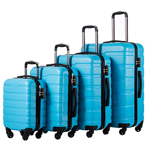 4 Piece Hardshell Spinner Suitcase Set with TSA Lock S254070