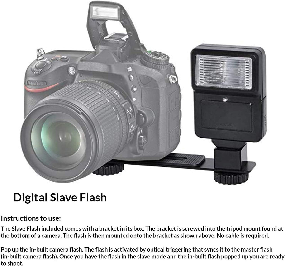 Black DSLR Camera with 18-55mm Lens 64GB Card Extra Battery S305