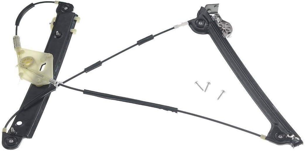 Front Driver Side Power Window Regulator without Motor Compatible with BMW E82 E88 128i 135i 2008-2013 Pack of 2 N310