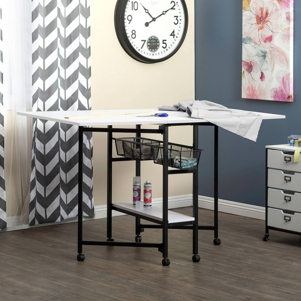 Standing Height Craft/Cutting Table with Baskets (36x22 H) P99831
