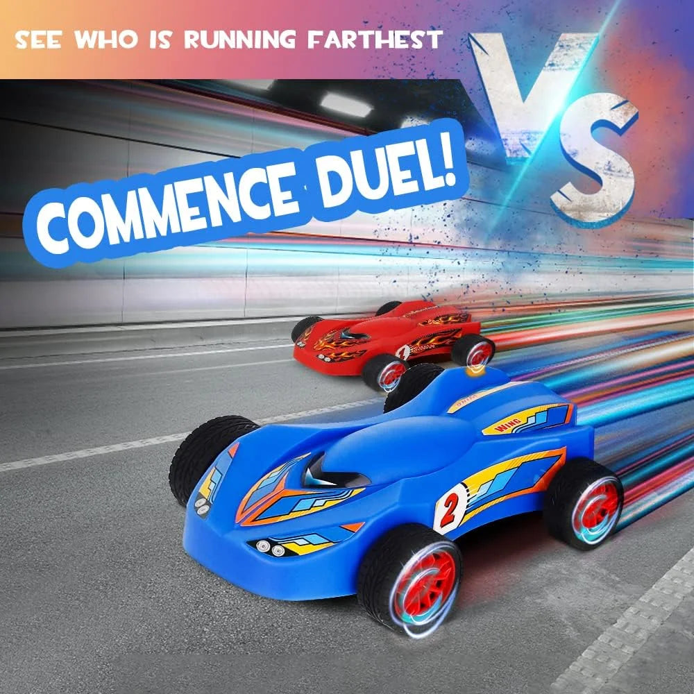Air Powered Toy Car Launchers with Ramp and Finish Line V6115