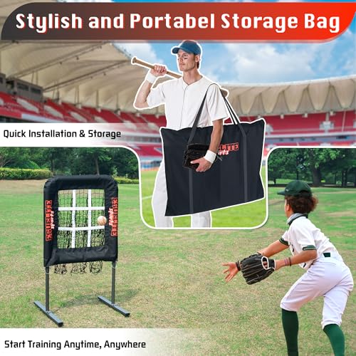 9 Hole Pitching Net with Strike Zone M6111