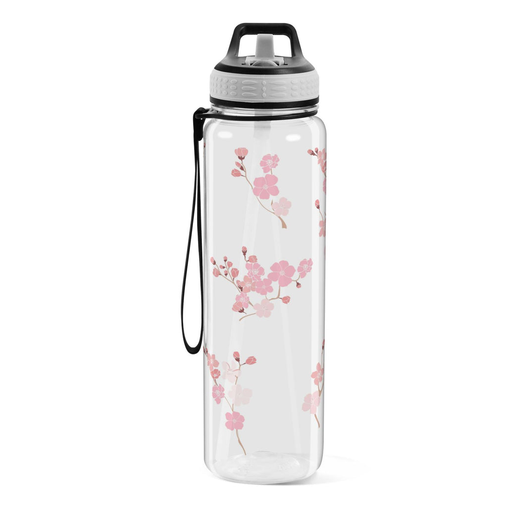 Pink Flowers Cherry Floral Branch 32oz Tritan Leakproof Sports Bottle F246