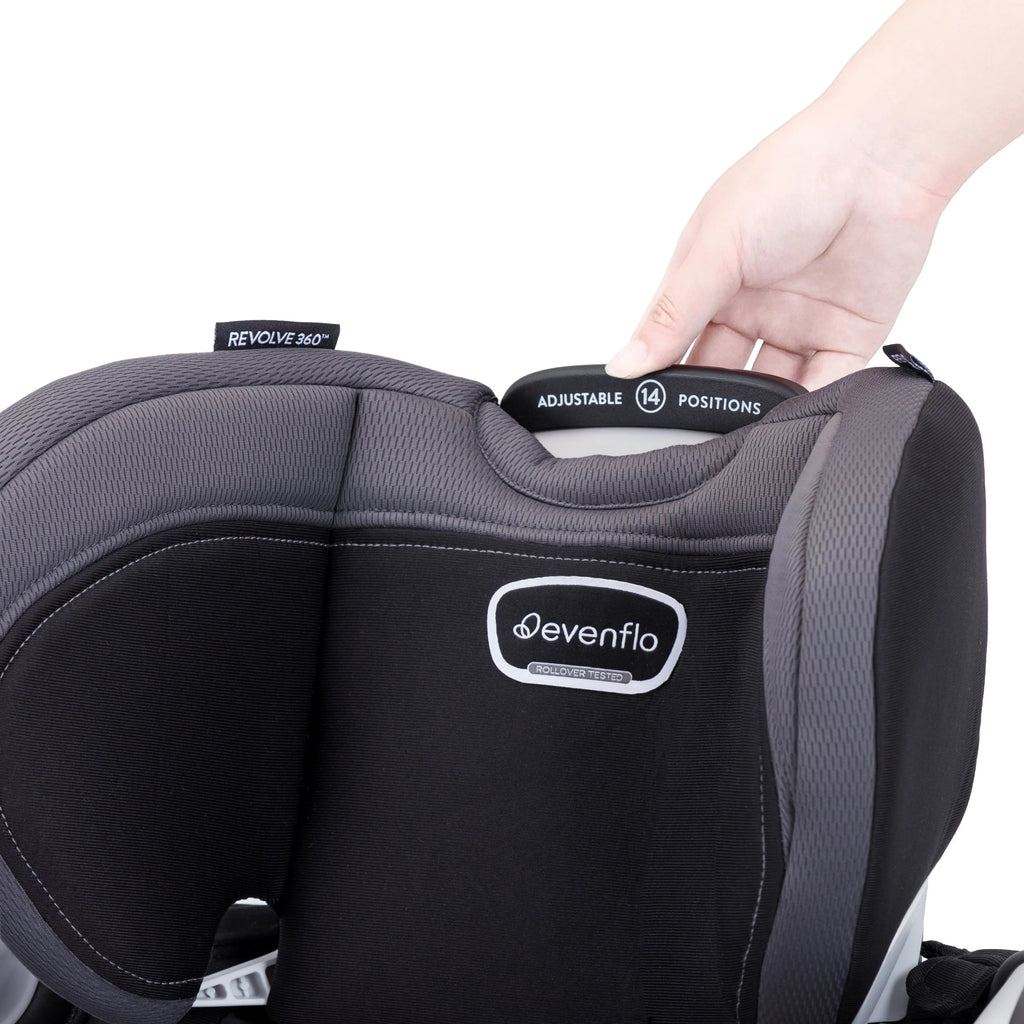 All-in-One Rotational Car Seat with Quick Clean Cover D289878