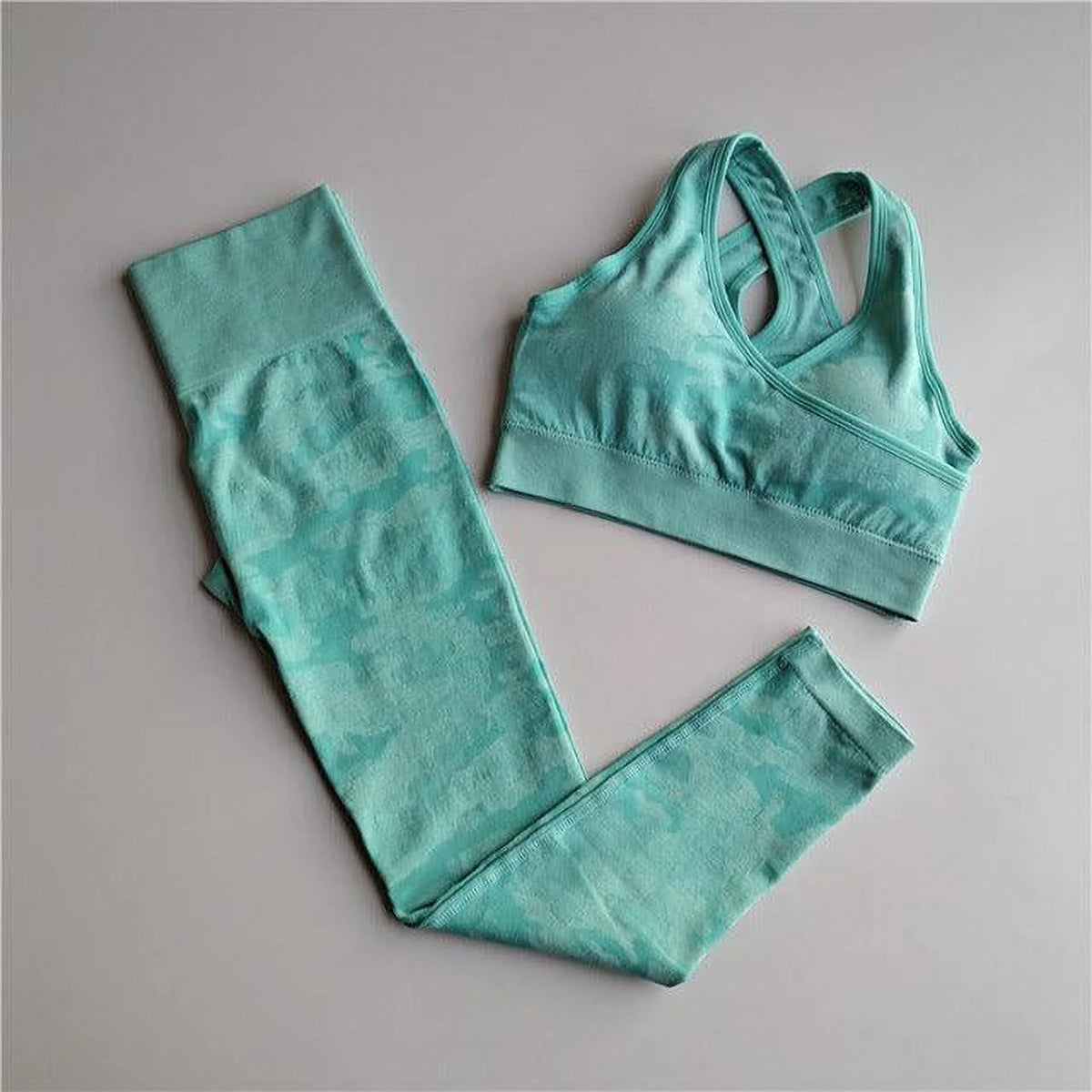 Seamless Camouflage Yoga Set K57322