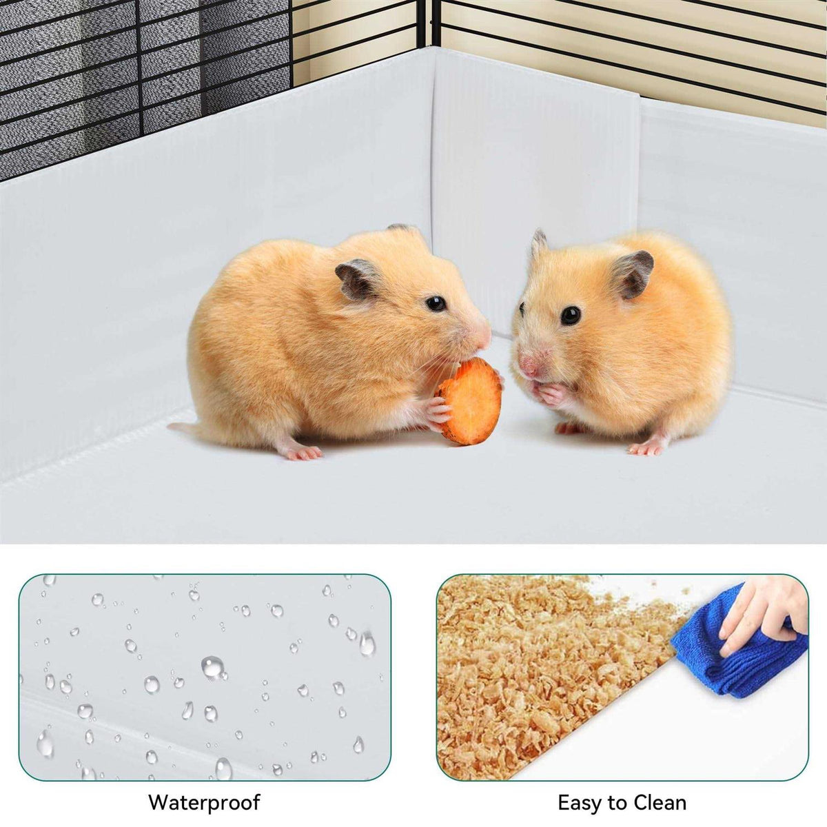 Guinea Pig Cage with Waterproof Plastic Liner A58883
