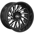 Gloss Black/Milled 20x10 8x165.1 -25mm Wheel J62597