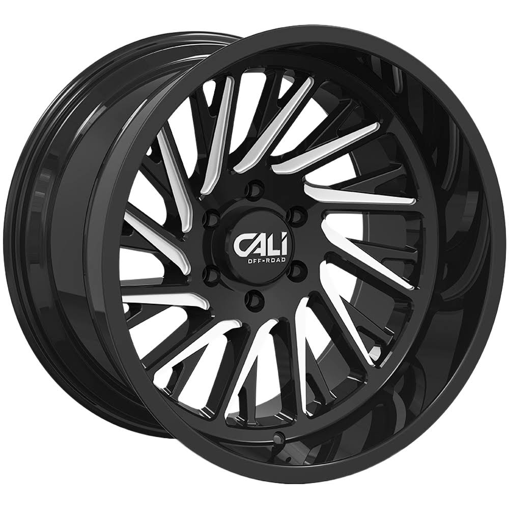 Gloss Black/Milled 20x10 8x165.1 -25mm Wheel J62597