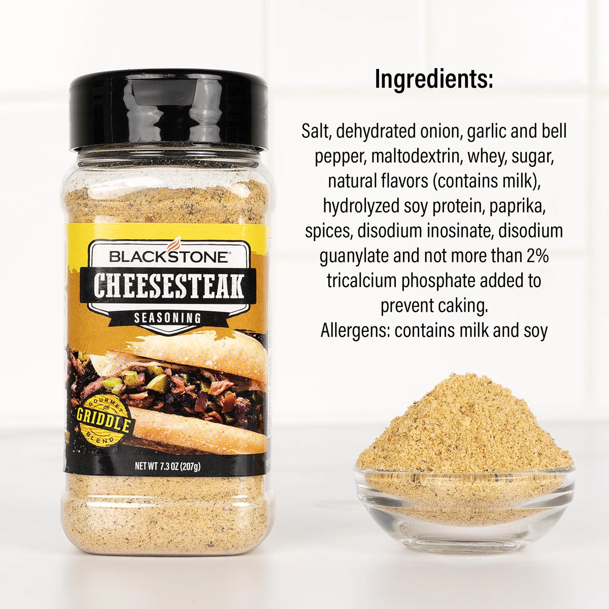 Gluten-Free Cheesesteak Seasoning, 7.3 oz U862