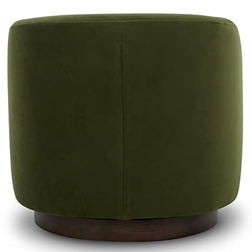 Swivel Upholstered Fabric Barrel Chair D641196