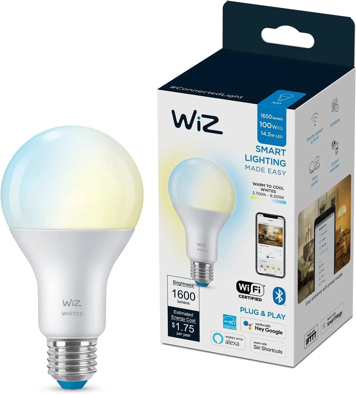 14.5W A21 Tunable White LED Smart Bulb R855810