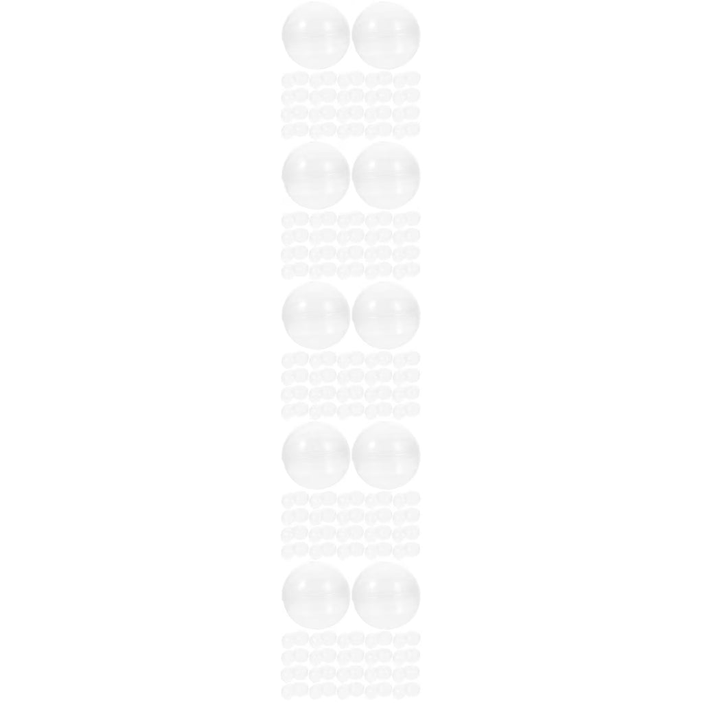 250 pcs Clear Plastic Fillable Balls A500700