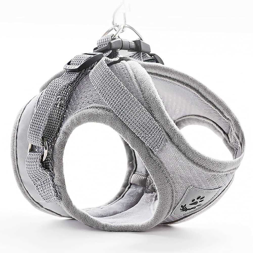 No-Pull Soft Mesh Reflective Adjustable Dog Harness and Leash Set L393