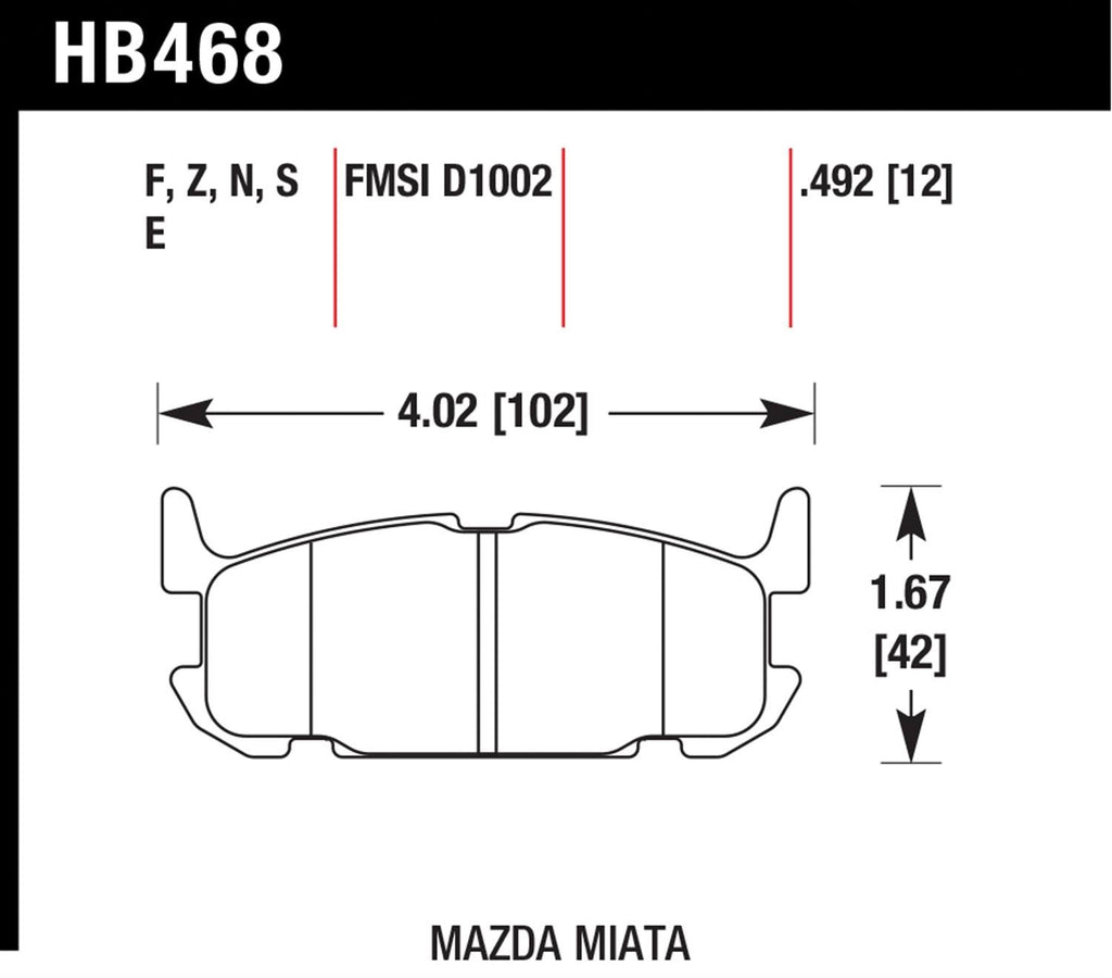 Blue 9012 Disc Brake Pad N72733