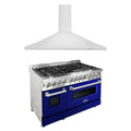 48 in. Dual Fuel Range and Range Hood Appliance Package R548037