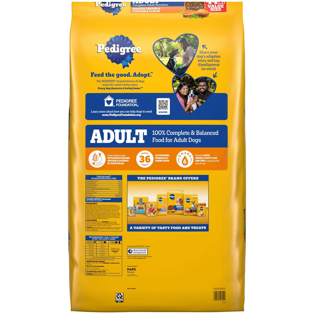 Adult Complete Nutrition Dry Dog Food Roasted Chicken Rice & Vegetable I3959