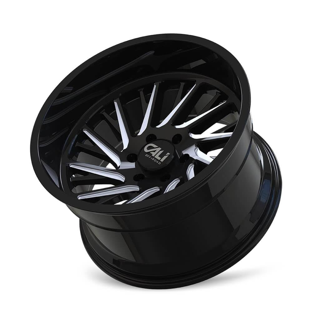 Gloss Black/Milled 20x10 8x165.1 -25mm Wheel J62597