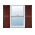 14 1/2 inch x 69 inch Vinyl Open Louver Shutters Per Pair B240825