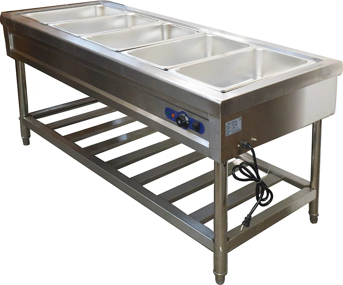 5 Pan Food Warmer Stove with Bracket Q543284