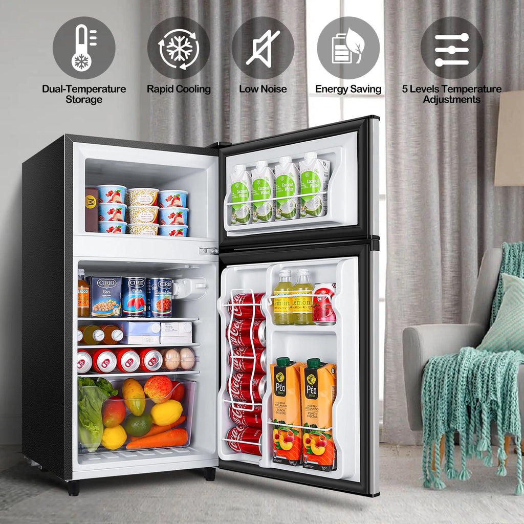 3.5 Cu ft Two Door Mini Fridge E98323