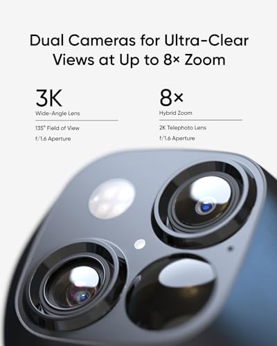 Solar Security Camera Wireless Outdoor 360° Pan & Tilt Surveillance 2.4 GHz Wi-Fi W430