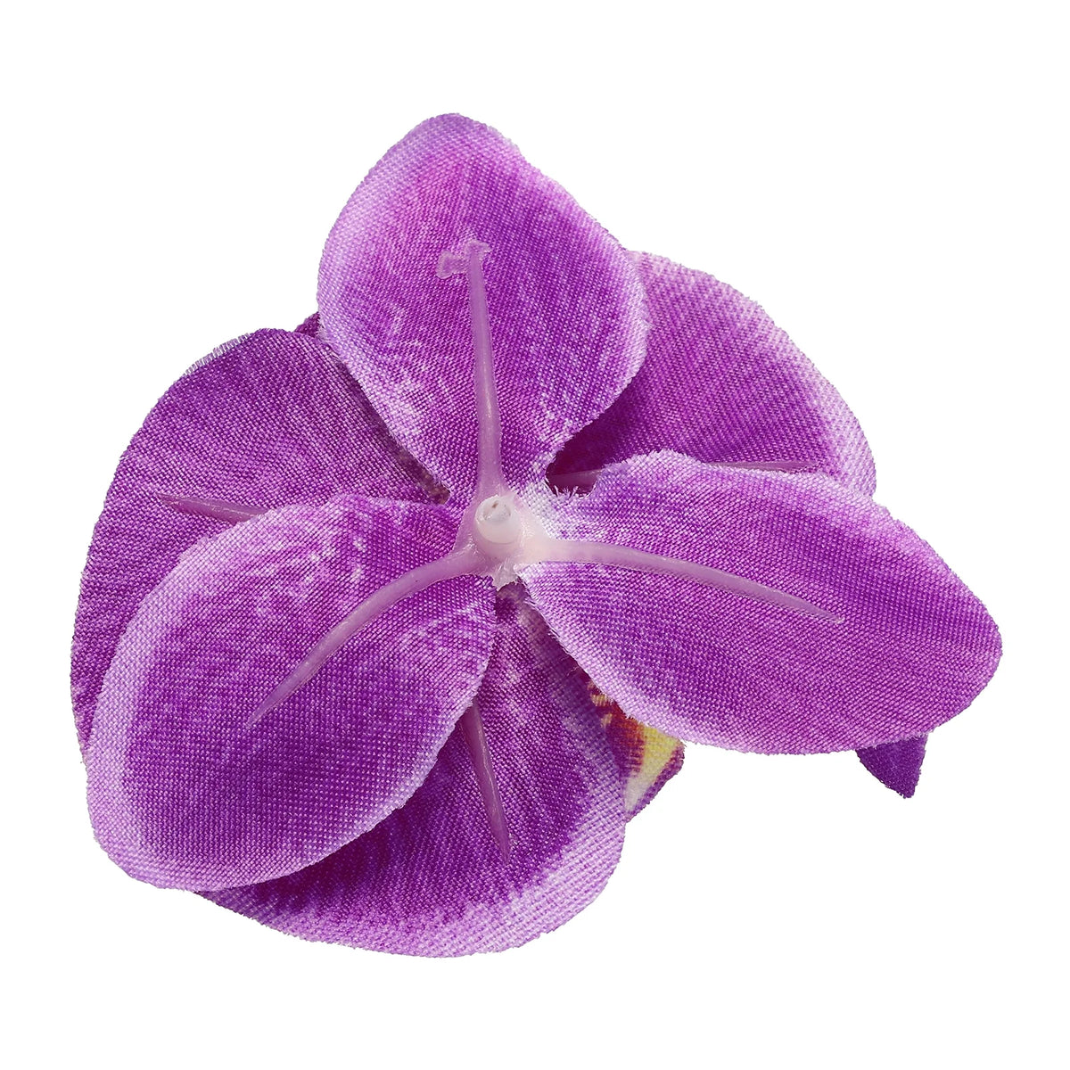 80Pack 2.8" Artificial Silk Butterfly Orchid Flower Heads Dark Purple H366
