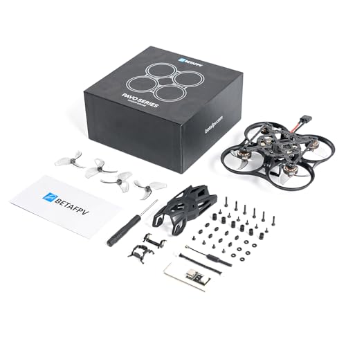 Brushless Whoop Quadcopter Pocket Drone with HD VTX Bracket for DJI O4 Air Unit F4 2-3S 20A FC LAVA 1102|14000KV Motor I34506