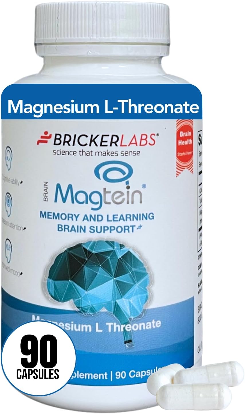 Magnesium L Threonate Supplement, 90 Capsules N61732