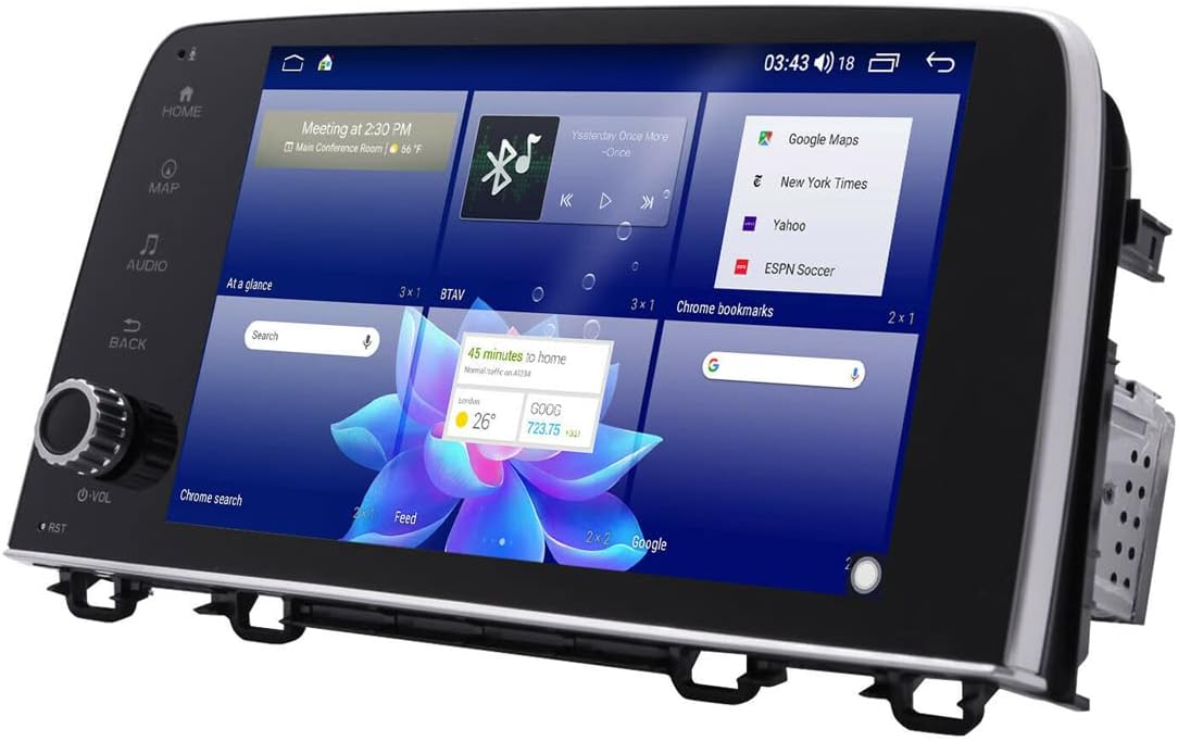 9 Inch Android Car Stereo Head Unit 4GB+64GB with DSP Optical Output 5G WiFi Bluetooth 5.1 Back-Up Camera DVR D553