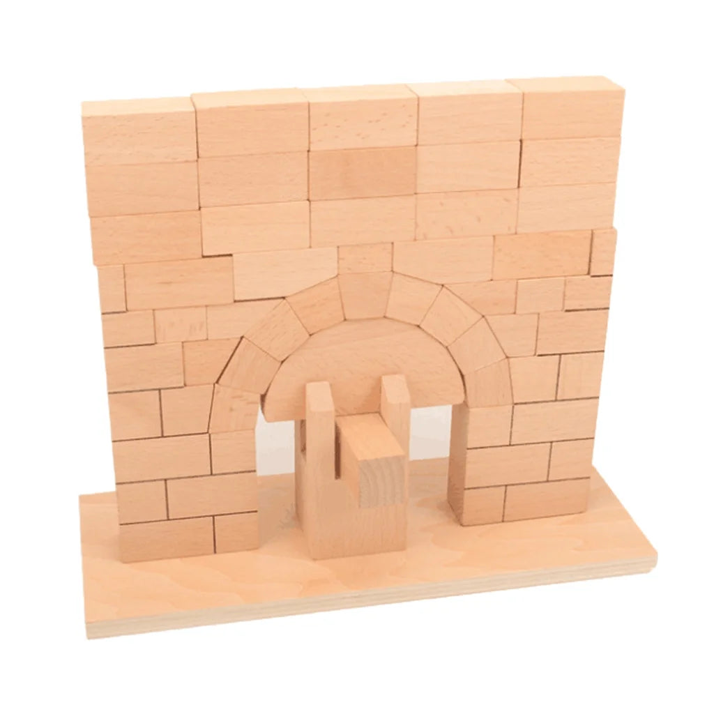 Roman Arch Bridge Stacking Building Block Wooden Stacking Block Game P7792