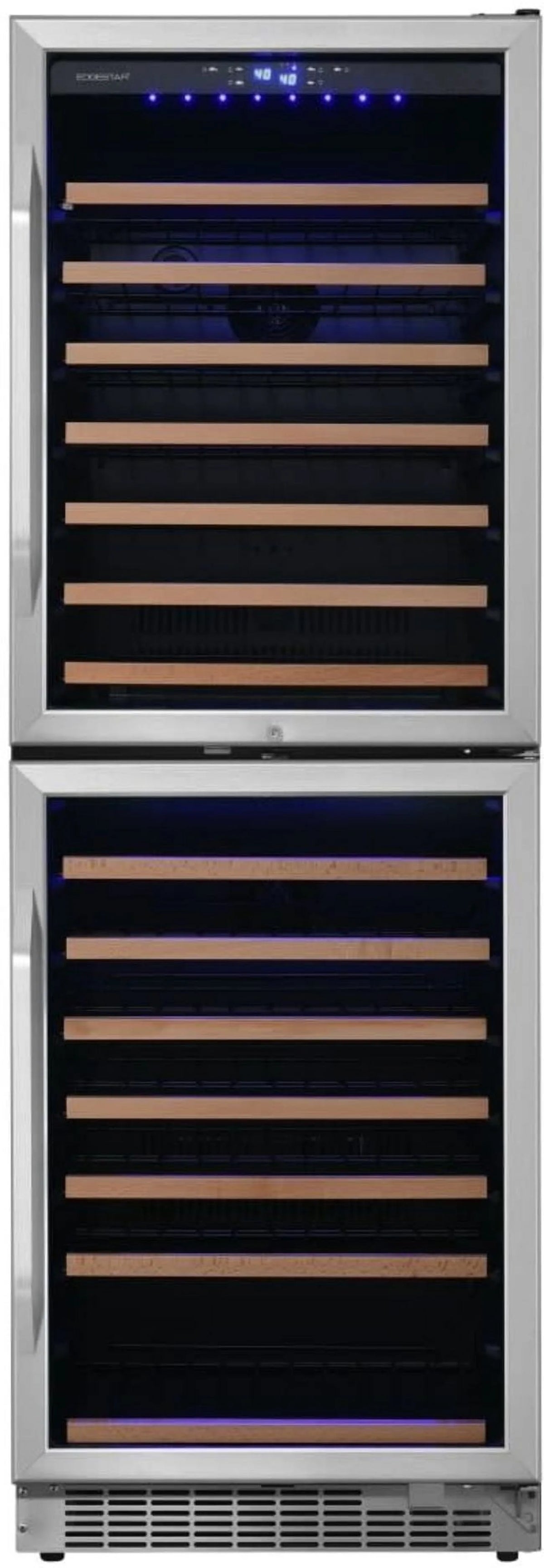 142 Bottle 24" Built-In Or Free Standing Dual Zone Double Door Wine J6871