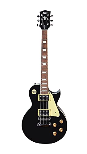 Black Solid-Body Electric Guitar Z4344