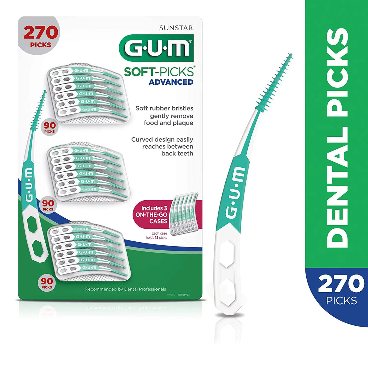 Gum Soft Picks Advanced, 270-count H802
