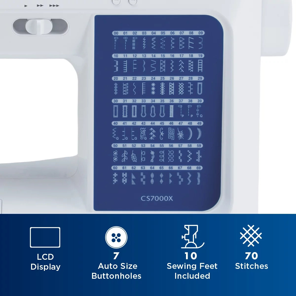 Computerized Sewing Machine with Wide Table K58828