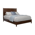 California King Walnut Panel Bed T4291