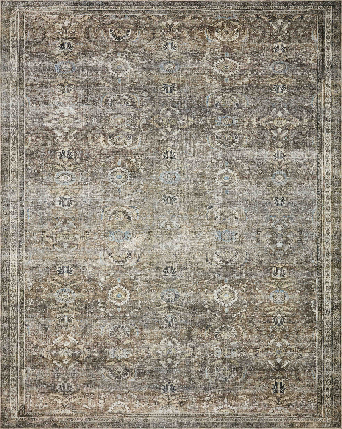Antique Moss Rug L631