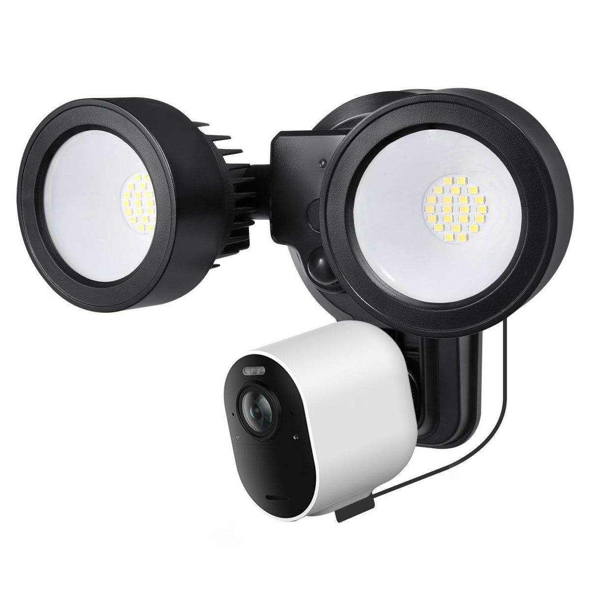 Black 3-in-1 Floodlight, Charger and Mount V93061