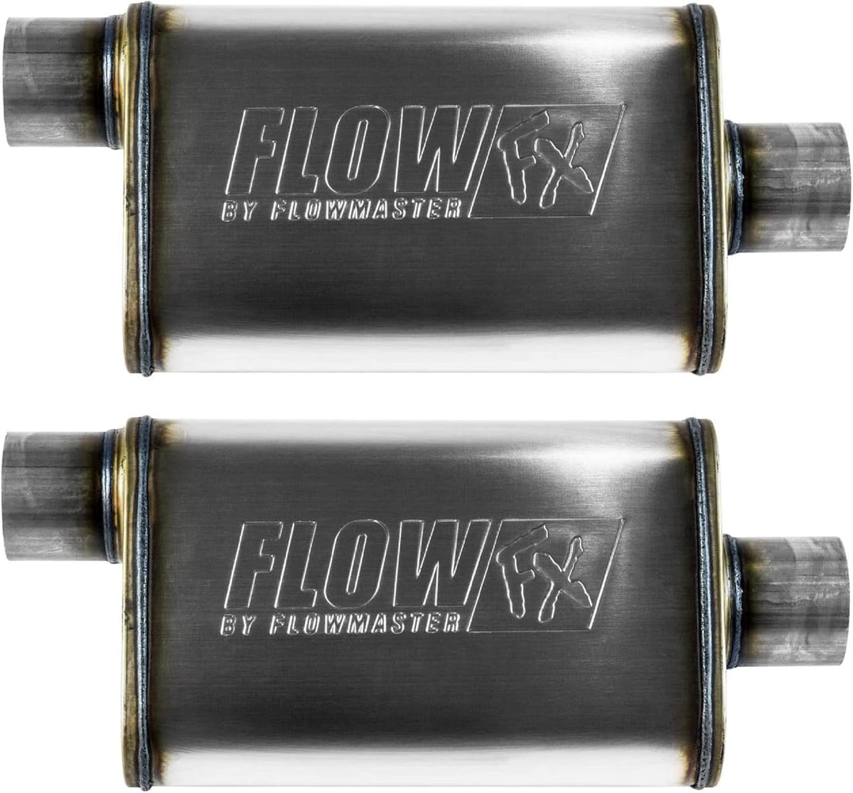 409S 3.00 Offset In / 3.00 Center Out Muffler (2 Pack) D184