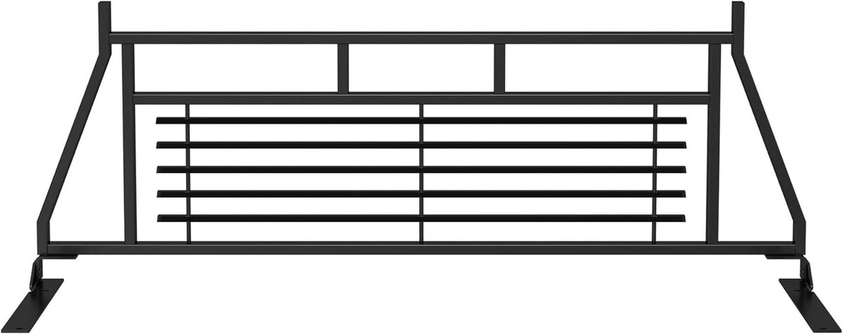 Black Steel Truck Headache Rack Cab Protector Y47374