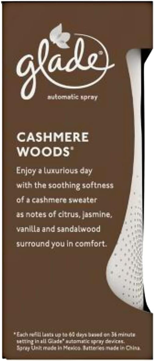 Cashmere Woods Air Freshener Holder with 3 Refills W226