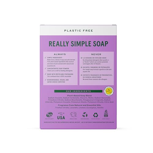 Lemongrass Scent Hypoallergenic Laundry Soap 30 oz 60 Loads K198504