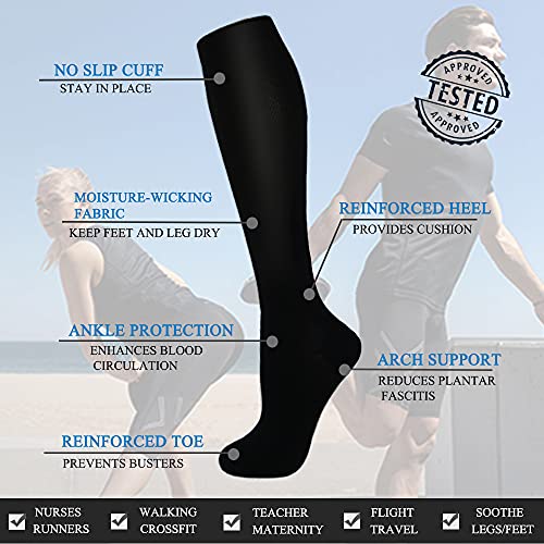 3 Pack Copper Compression Socks O84192