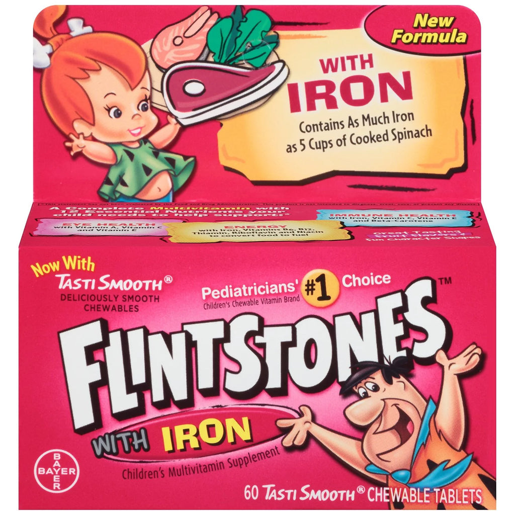 Children's Multivitamin plus Iron Chewable Tablets, 60-Count D106