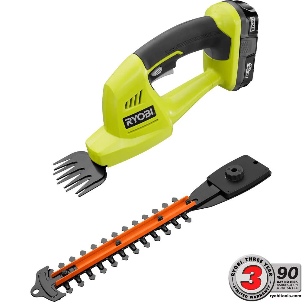 18-Volt Lithium-Ion Cordless Grass Shear and Shrubber Trimmer X77721