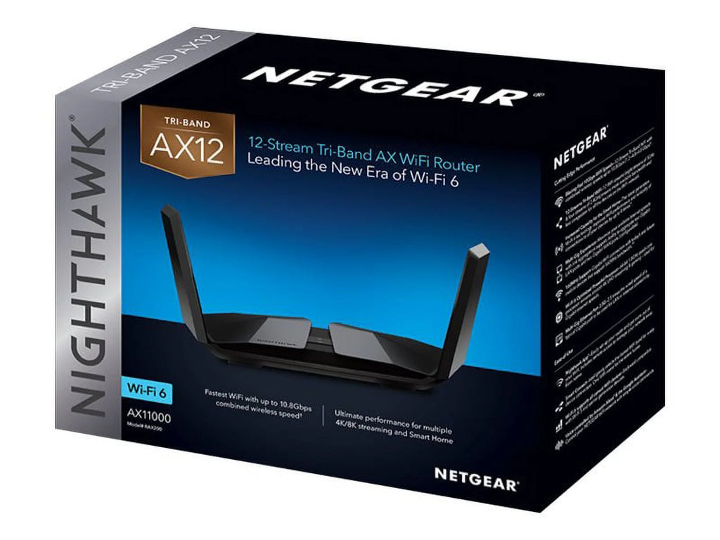 Tri-band AX12 12-Stream AX11000 WiFi Router W72895