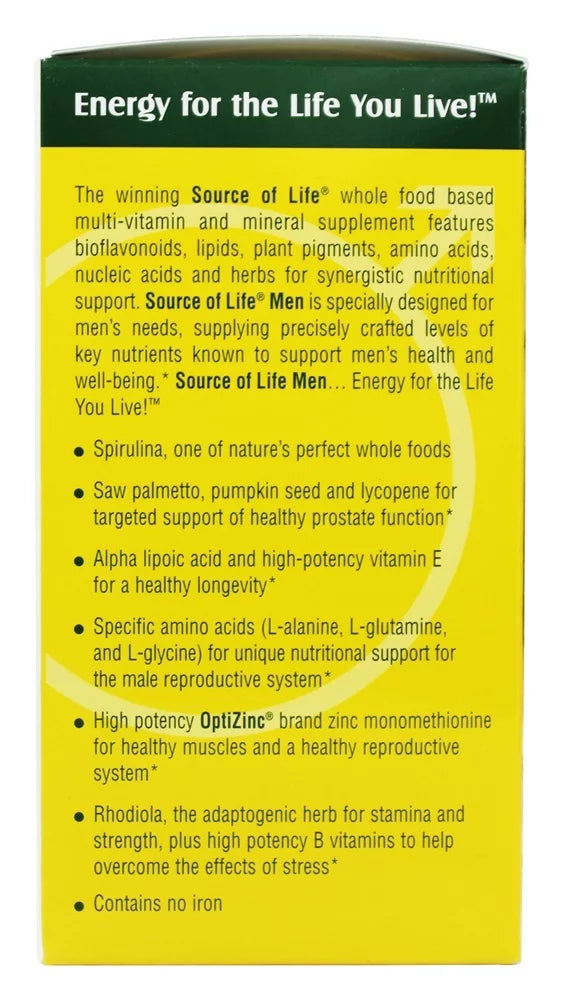 120 Tablets Men Iron-Free F9497